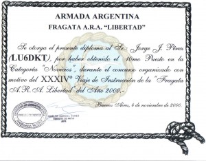 Concurso internacional ARA Libertad XXXIV Viaje