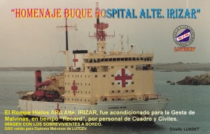 Homenaje al Buque Hospital Alte. IRIZAR