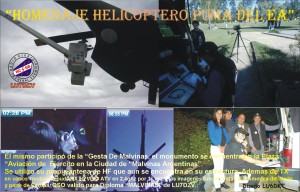  Homenaje Helicóptero PUMA del Ejercito Argentino
