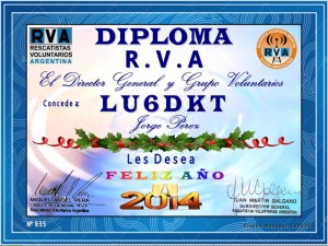 diploma navideño lu6dkt