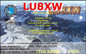 qsl lu8xw